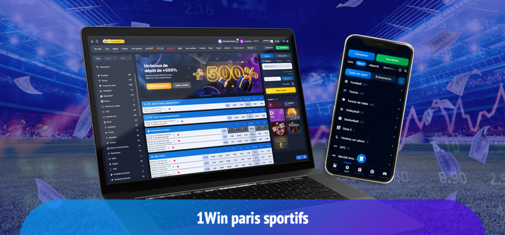 Sur 1win, vous pouvez parier sur les sports, mais aussi sur la politique, les compétitions, l'économie, les découvertes scientifiques et le showbiz